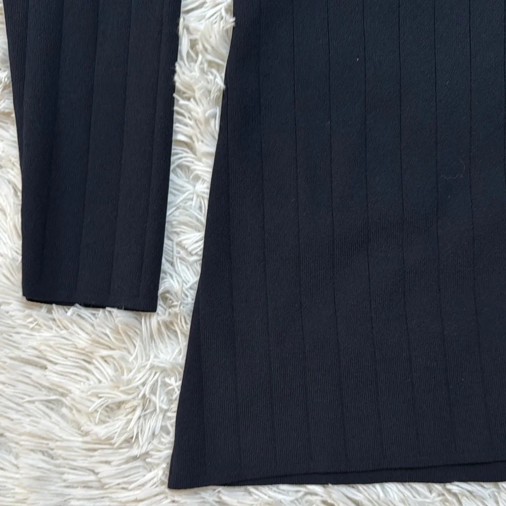Jones Wear Ribbed Open Cardigan 💗 Black - Picture 7 of 13